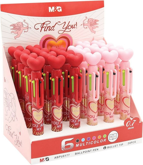 M&G Pix Ballpoint 0.7mm cu cerneală Multicolor (desene și modele diverse)