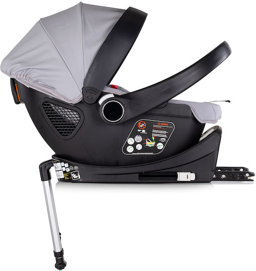 Chipolino Prestige Reglabil 3 în 1 Cărucior pentru copii Potrivit pentru Nou-născut Platină 9.35kg