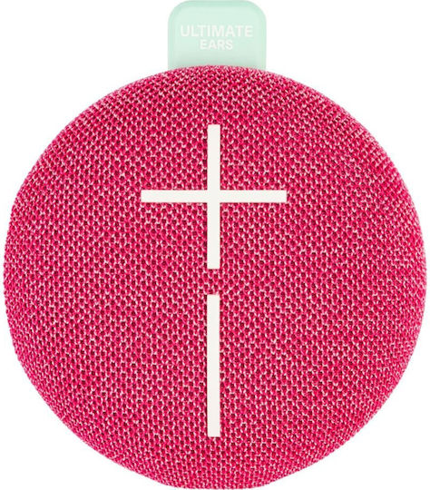Ultimate Ears UE Miniroll Ηχείο Bluetooth με Διάρκεια Μπαταρίας έως 12 ώρες Ροζ