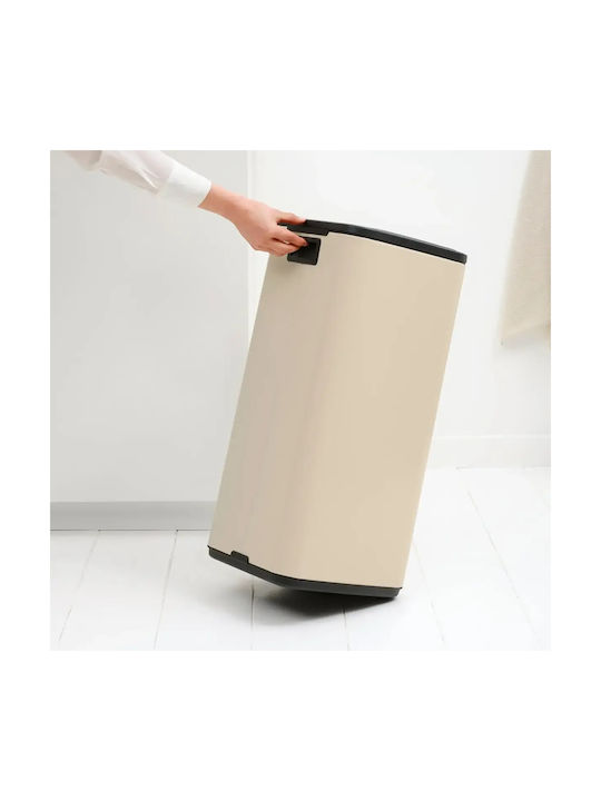 Brabantia Waste Bin Waste Plastic Beige 30lt 1pcs