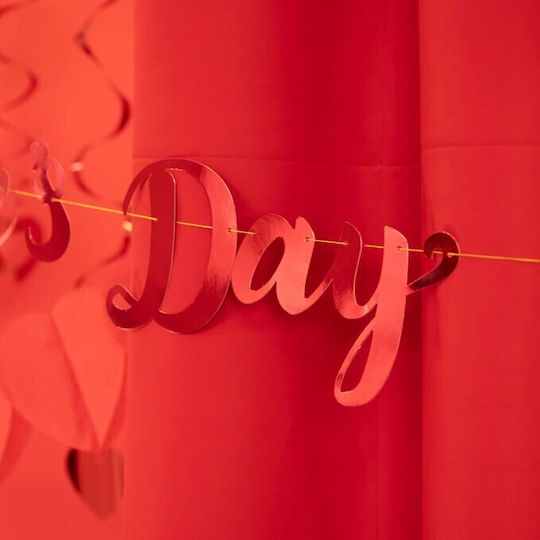 Papier Foil Girlande Valentinstag
