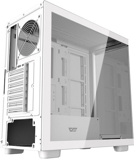Darkflash DS900G Gaming Midi Tower Computer Case with Side Window White