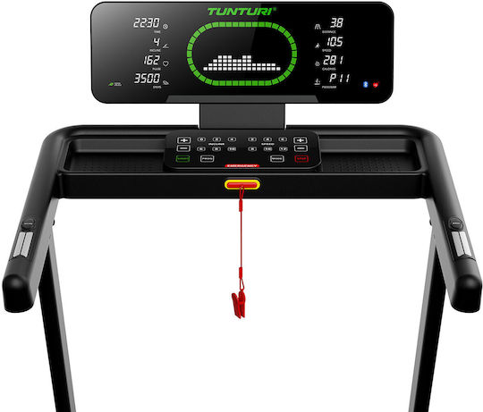 Tunturi 3hp Electric Foldable Treadmill for User up to 130kg
