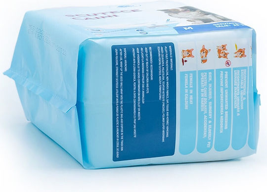 3 X 12 Pcs Clean Pets Diapers Female Dogs Medium Size M 38-58 Cm