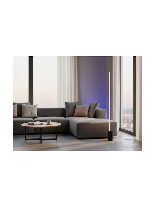 Philips Gradient Signe LED Floor Lamp H145.8xW11.1cm. with RGBW Light 2550lm Black