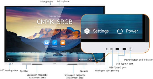 Huawei Ideahub Public Display LED 4K UHD 65 Inch with Touch Screen