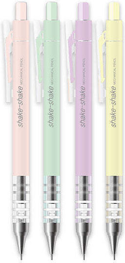 M&G Mechanical Pencil 0.7mm 4 Pastel Colours 1 Piece