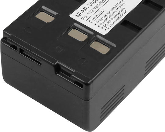 Avizar Panasonic Camera Battery Vw-vbs10e Vbs20e Nimh 4.8v 4000mah 19.2wh Black
