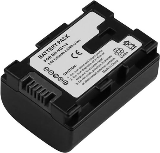 Avizar 3.6v 1200mah Battery Jvc Gz-e10 Camcorder Compatible Bn-vg114 Black