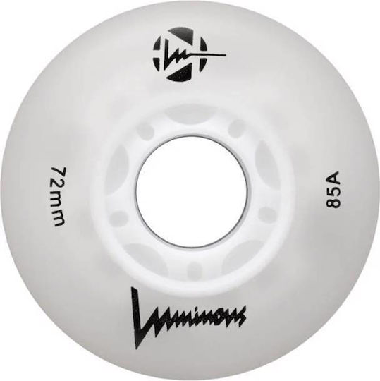 Luminous Ροδάκια Led 72χιλ./85a Λευκό