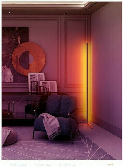 Spot Light Lampa de podea LED Î160xL40cm. cu Lumină RGB 1400lm Negru