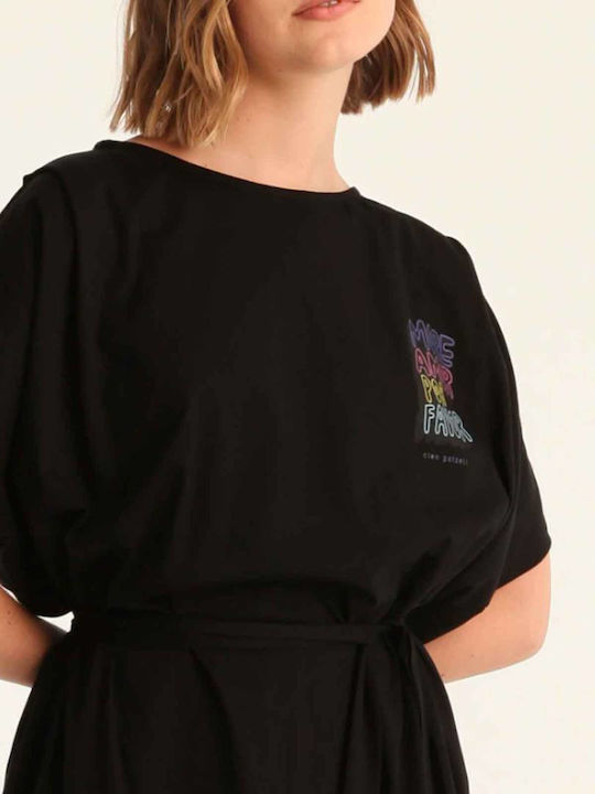 Summer Midi Dress Black