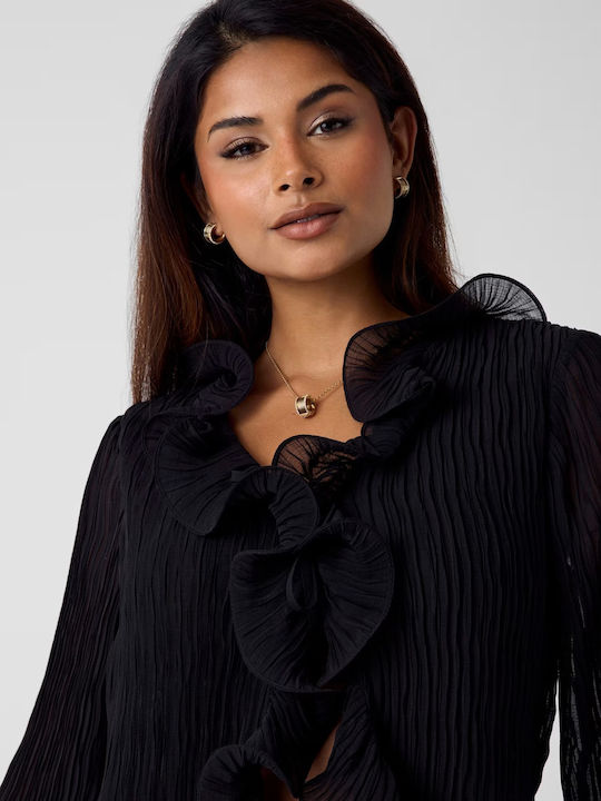 Women's Long Sleeve Shirt Black