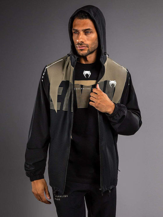 Men’s Track Jacket with Hood Black
