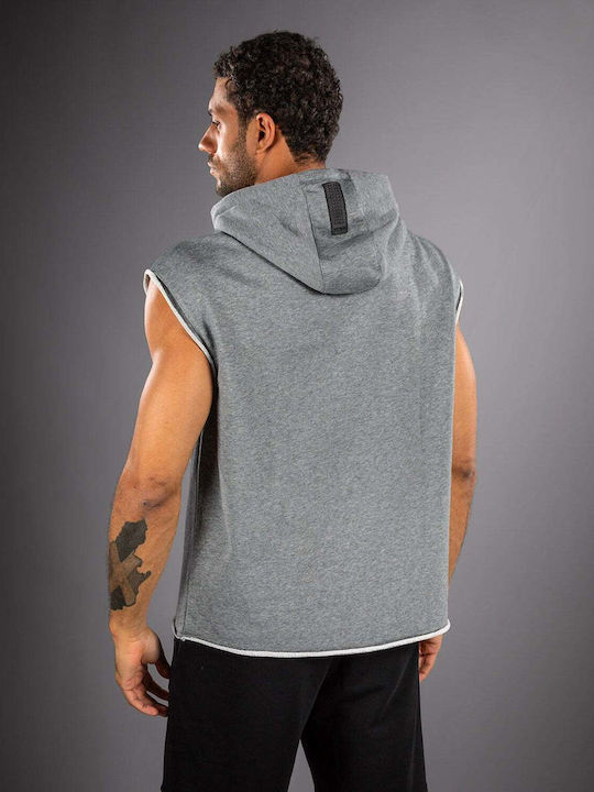 Sweatshirt with Hood Heather Grey