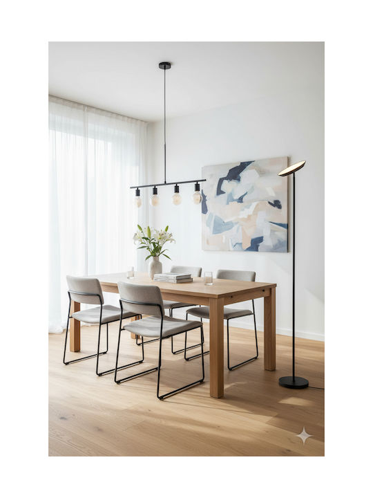 Trio Lighting LED Floor Lamp with Adjustable White Light 1900lm Black