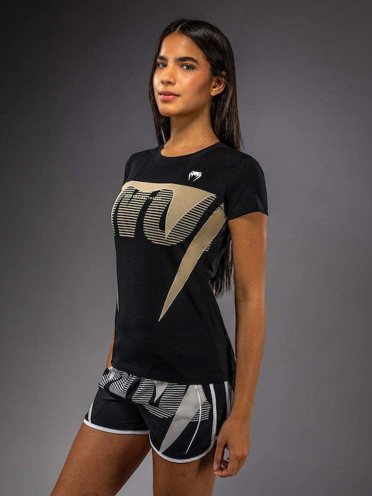Venum Women's Short Sleeve Shirt VENUM-05188-108 Black