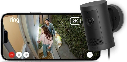 Ring Plus Κάμερα Παρακολούθησης Full HD+ 4MP Αδιάβροχη