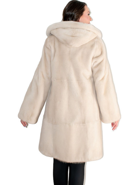 Дамска кожухарка Beige