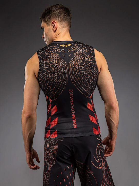 Venum Ανδρική Αμάνικη Μπλούζα VENUM-05847-100 για Jiu-Jitsu Μαύρη