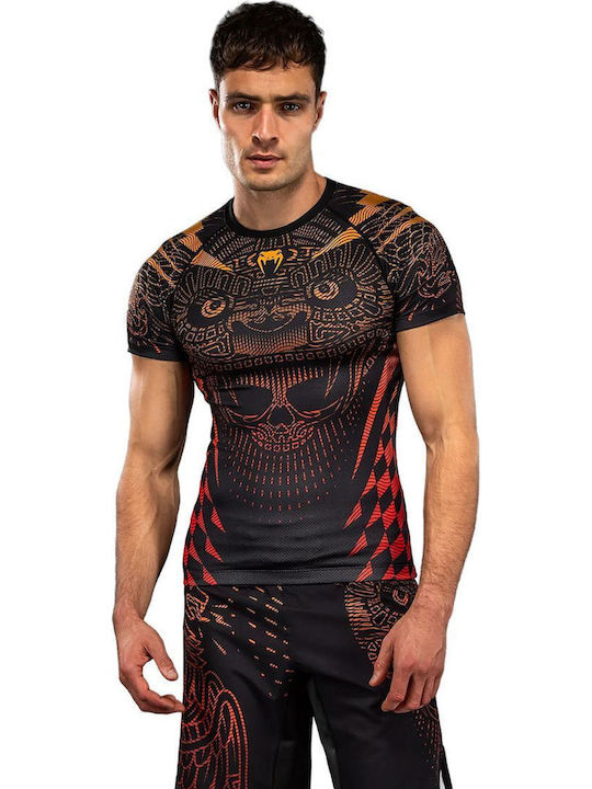 Venum Bărbați Cu mânecă scurtă Tricou VENUM-05846-100 pentru Jiu-Jitsu Neagră