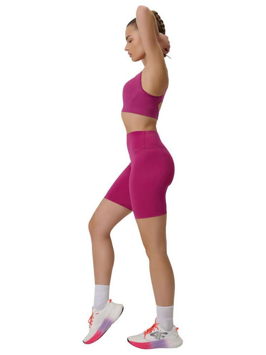 Functional Women's Bike Leggings Pink