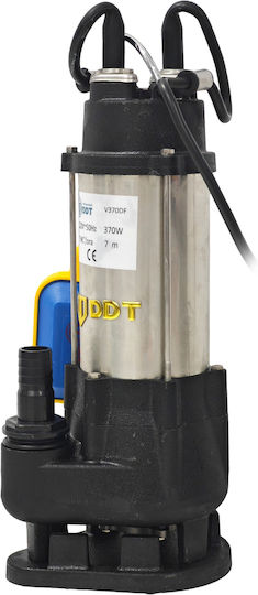 DDT Μονοφασική Αντλία Νερού 0.49hp με Φλοτέρ και Κοπτήρες