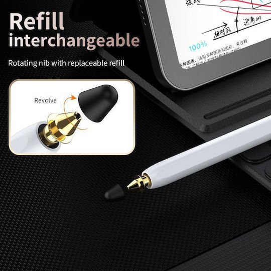 Digitală Stilou Tactil pentru Samsung Galaxy Z Fold 7 de culoare Alb EDA008497701C