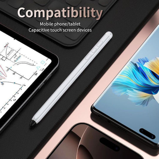 Digitală Stilou Tactil pentru Samsung Galaxy Z Fold 7 de culoare Alb EDA008497701C