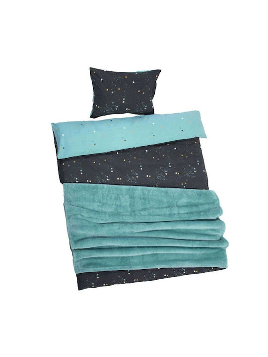 Nef-Nef Homeware Pătură Fleece Nasty Aqua 220x160cm