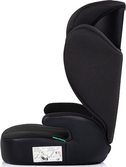 Chipolino Cyber Детско Столче за Кола High-back Booster i-Размер Черно 15-36 кг