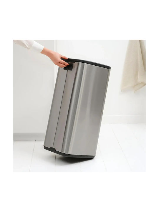 Brabantia Кошче Отпадъци от Неръждаема стомана Сив 30лт 1бр