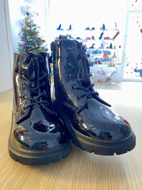 Anatomic Leather Kids Boots Black F52250