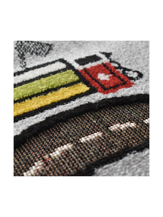 Saray Home 3d City Adventure Παιδικό Χαλί Γκρι 160x210cm