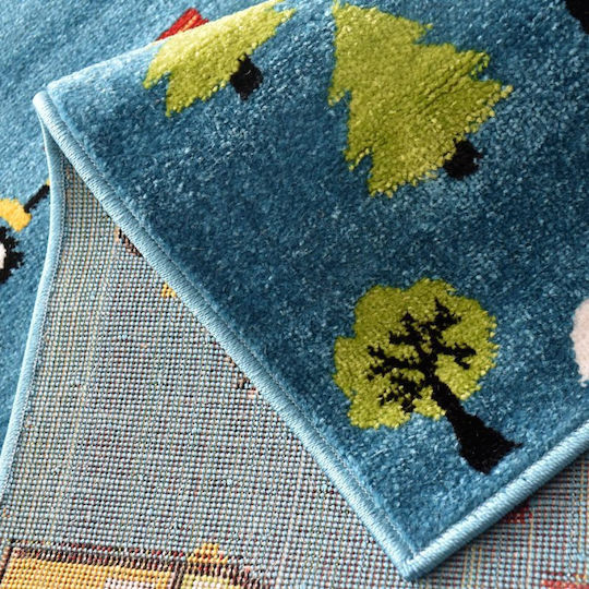 Saray Home Kids Synthetic Rug 3d City Adventure 133x170cm