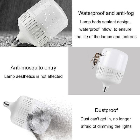 LED крушка 30W за фасунга E27 Неутрално бяло