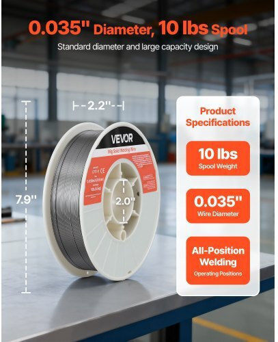 Vevor Σύρμα Ηλεκτροσυγκόλλησης 0.9mm 4.5kg MIGHSYXHSE71LTY1K001V0