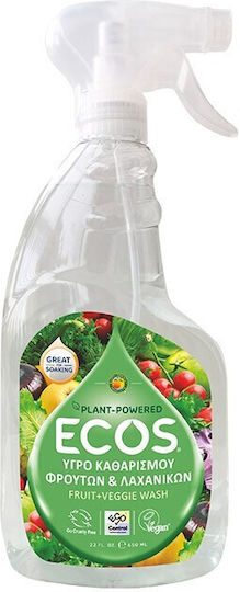 Ecos Fruit And Vegetable Καθαριστικό Spray Κουζίνας 650ml 1cm