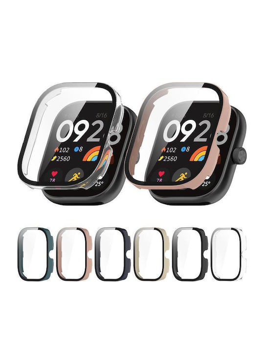 Redmi Watch 4 Xdfind Tempered Film Integrated Pc Watch Protective Cover Pink