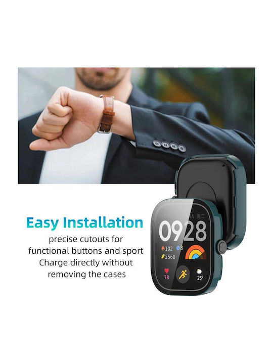 Redmi Watch 4 Xdfind Tempered Film Integrated Pc Watch Protective Cover Pine Needle Green