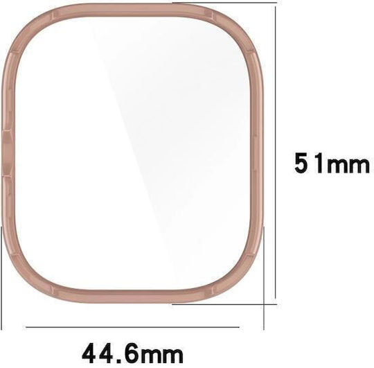 Redmi Watch 4 Xdfind Gehärtete Folie Integrierter Pc Watch Schutzcover Transparent Weiß