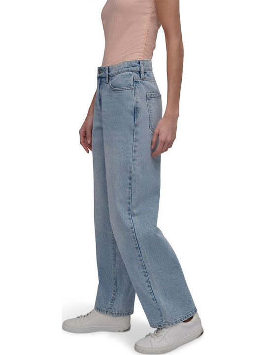 Γυναικείο Jean Παντελόνι Mid Rise σε Relaxed Εφαρμογή