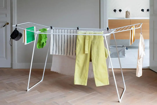 Brabantia HangOn Drying Rack Too Πτυσσόμενη Απλώστρα Δαπέδου με Μήκος Απλώματος 22m