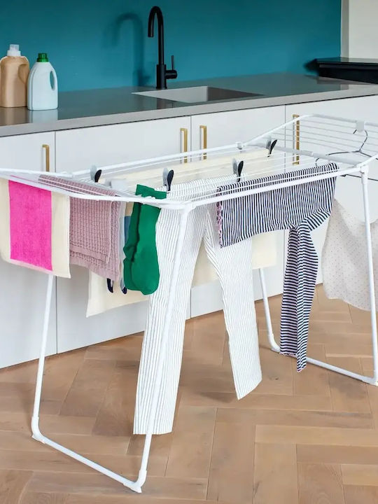 Brabantia Folding Floor Clothes Drying Rack with Hanging Length 18m
