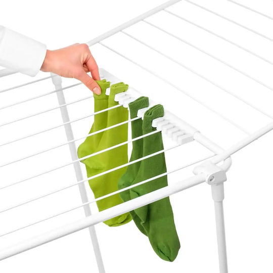 Brabantia HangOn Drying Rack Too Πτυσσόμενη Απλώστρα Δαπέδου με Μήκος Απλώματος 22m