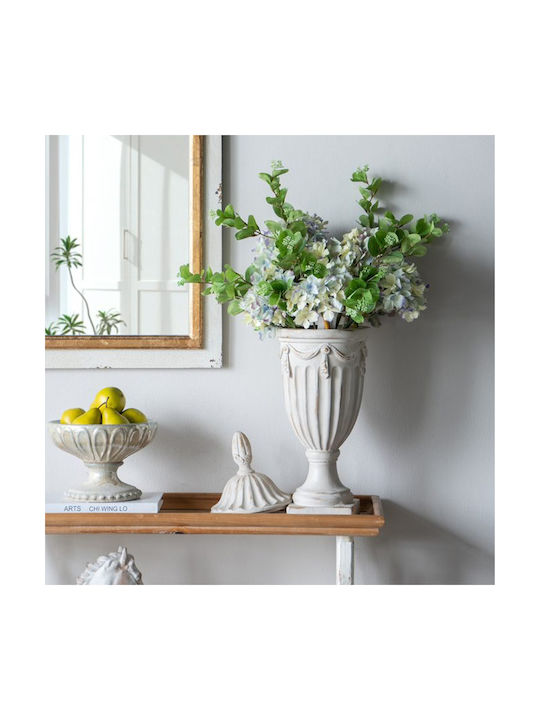 Artekko Decorative Vase Pedestal White 21x21x43cm