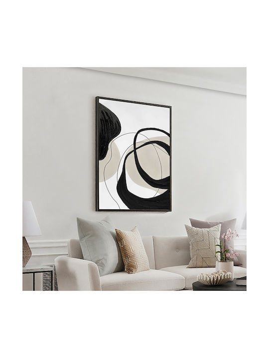 Actio I 386548 – Acrylic Painting 80x120cm Black Frame