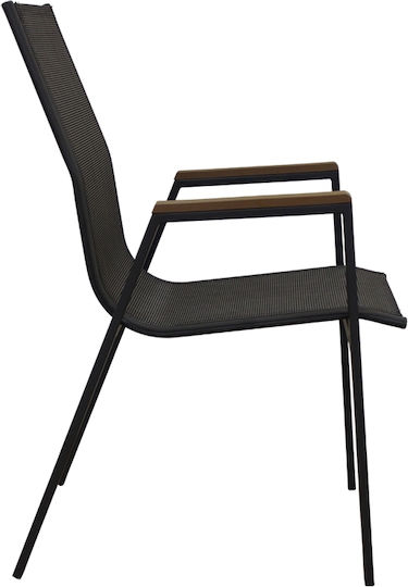 Gartenstühle Metallisch Graue 24Stücke 74x56x85cm