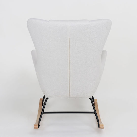 Lapin Schaukelstuhl White 67x87x90cm