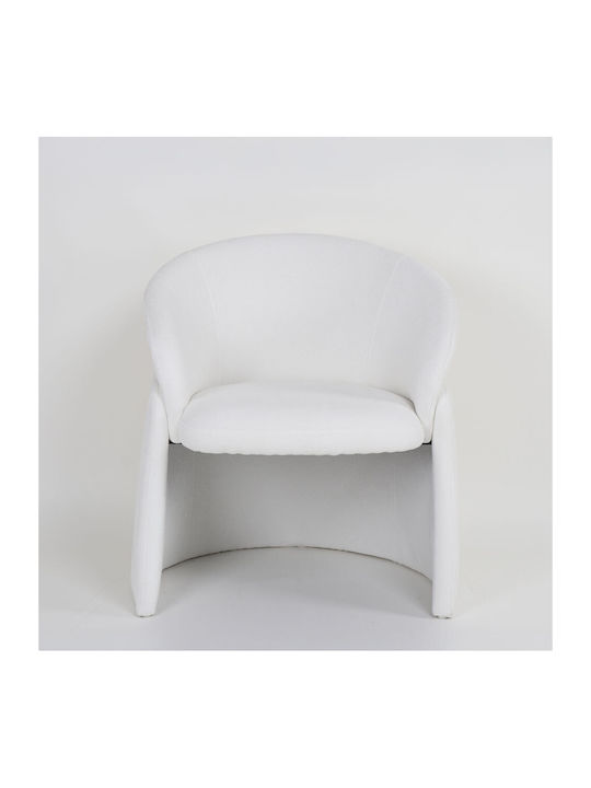 Fru Πολυθρόνα Λευκό 71x63x78cm
